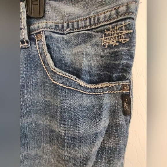 Silver Jeans Co. Zac 38×30 Boot Cut Relaxed Fit Indigo Wash New without Tag - Picture 3 of 9